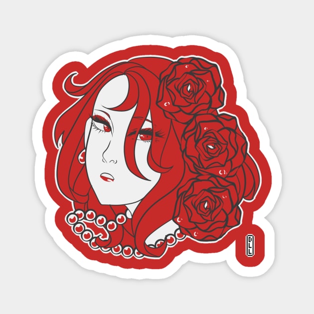 Rose Magnet by darklightlantern@gmail.com