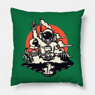 astronaut in space Pillow