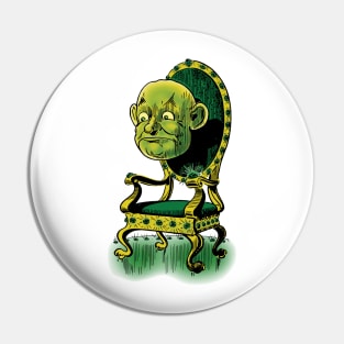 Vintage Wizard of Oz Emerald Throne Pin