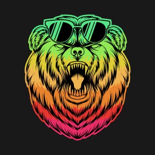 GRRR Hip Bear with Sunglasses T-Shirt