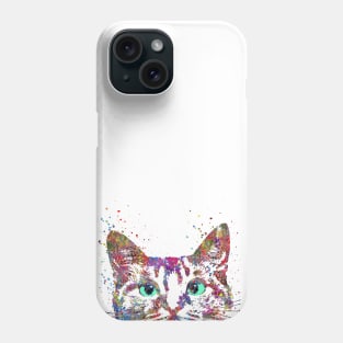 Peeking cat Phone Case