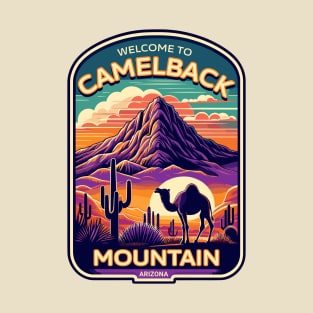 Arizona Sunset Camelback Mountain Vintage T-Shirt