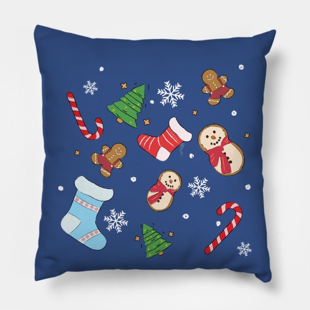 simple christmas Pillow by ahstud 