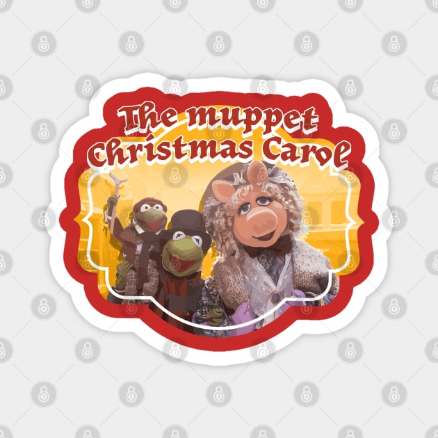 Muppets Christmas Carol Magnet by Colana Studio