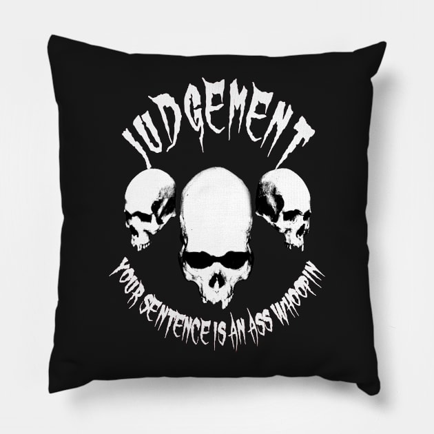 BDW JUDGEMENT Pillow by BIG DAWG APPAREL