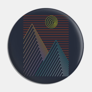 Linear Landscape Pin