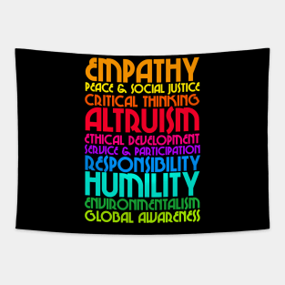 The Ten Commitments // Humanist Values Design Tapestry