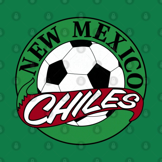 Retro New Mexico Chilies Soccer 1991 by LocalZonly