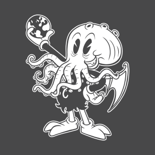Lovecraft 30s Classic Cthulhu Old Cartoon T-Shirt
