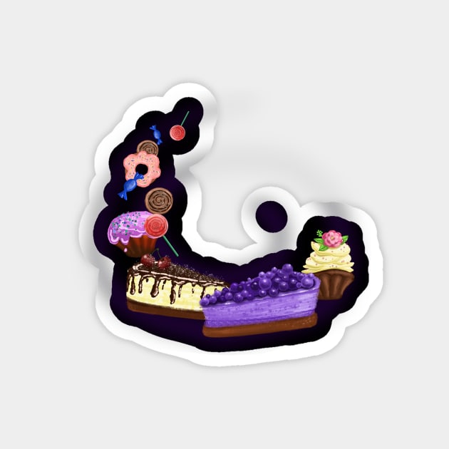 Cake Magnet by Lesia
