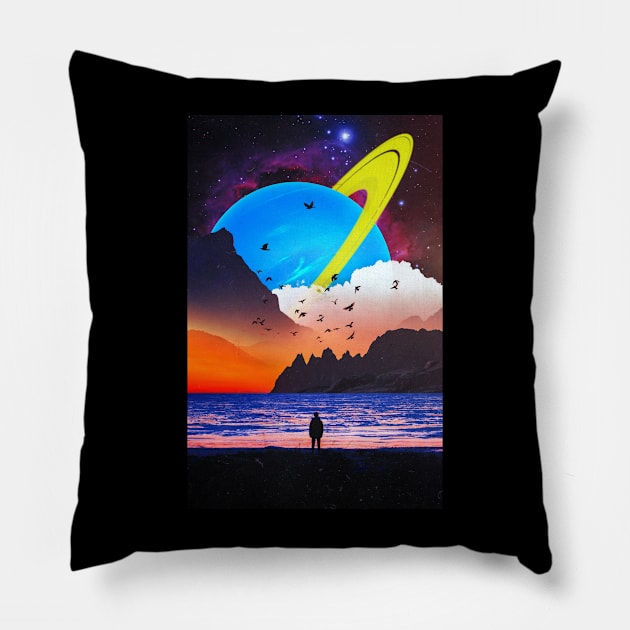 Birdwatching Pillow by SeamlessOo