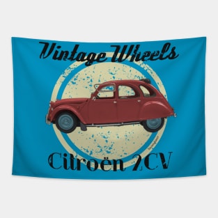 Vintage Wheels - Citroën 2CV Tapestry