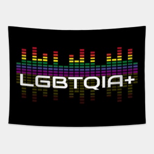 Music Equalizer Bars - LGBTQIA+ Tapestry