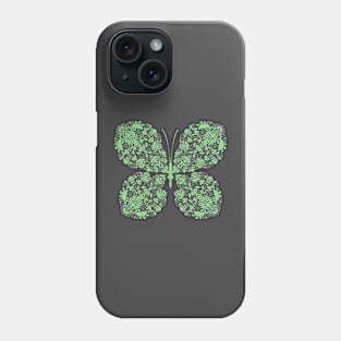 Paisley Pastel Green Butterfly Phone Case