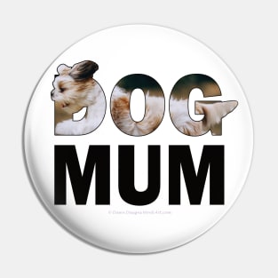 DOG MUM - Havanese dog oil painting word art Pin