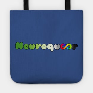 Neuroqueer aro flag infinity neurodivergent autistic aromantic pride Tote