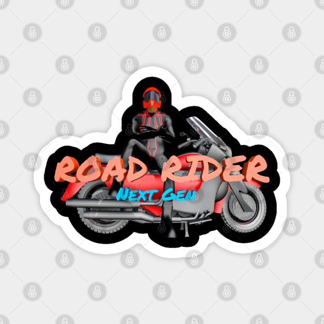 Road Rider Magnet by OCTAGONE
