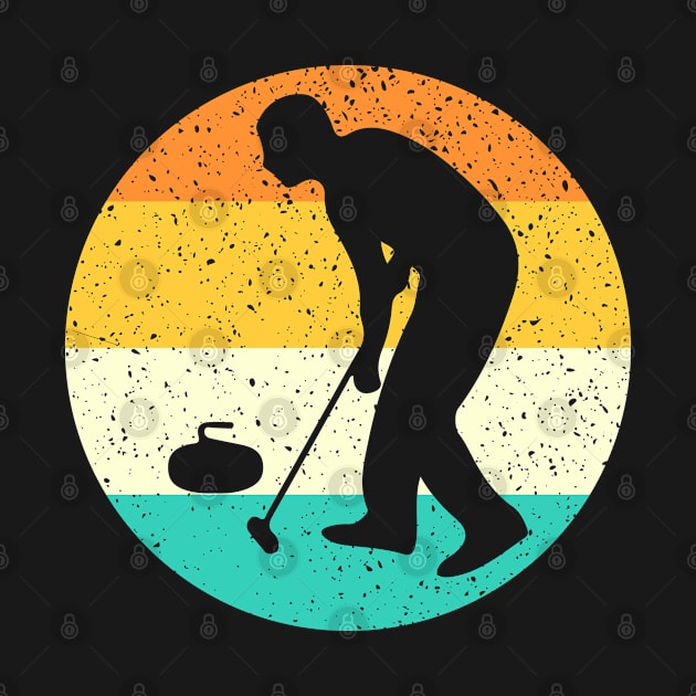 Vintage Retro Curling by monkeyflip