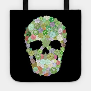 Succulent Skull Tote