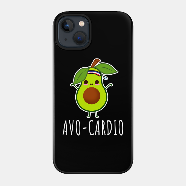 Avo-Cardio - Avocado - Phone Case