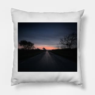 Winter Sunset Pillow