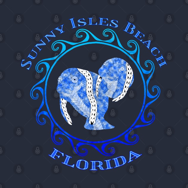 Sunny Isles Beach Florida Vacation Tribal Manatees by macdonaldcreativestudios