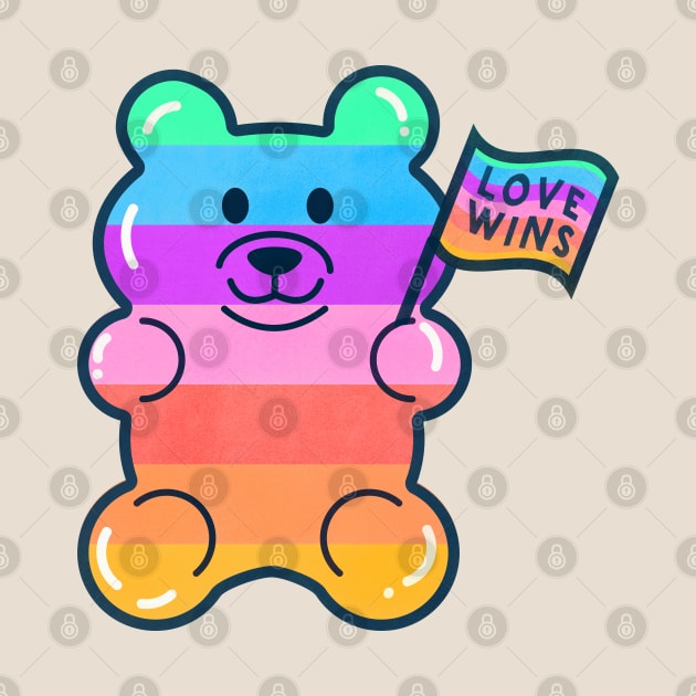 Rainbow Jelly Bear - June Pride Collection by showmemars