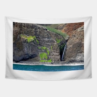 Na Pali Waterfall Tapestry