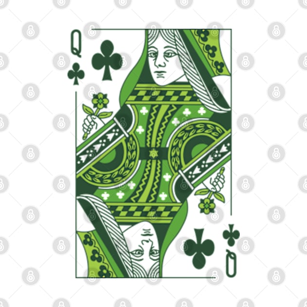 Queen of Clubs St Patricks Day by GraciafyShine