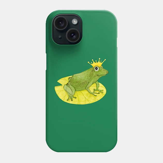 Frog Prince Phone Case by TursiArt