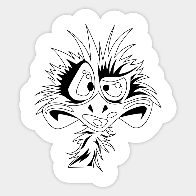 Funny Tired Chicken Face Meme Funny Chicken Sticker Teepublic Au