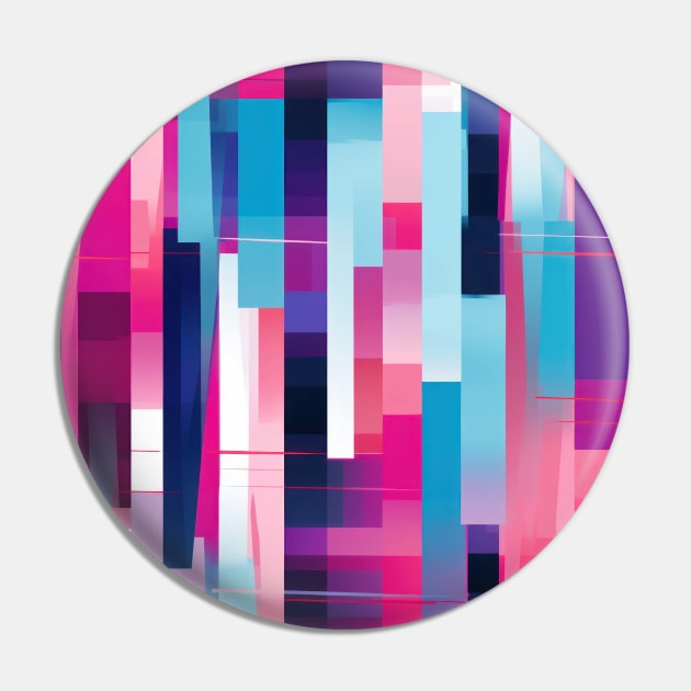 Cubist Harmony: Modern Geometric Dance in Pink, Blue, and Violet Pin by star trek fanart and more