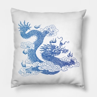 Awesome Japanese Dragon TShirt Pillow