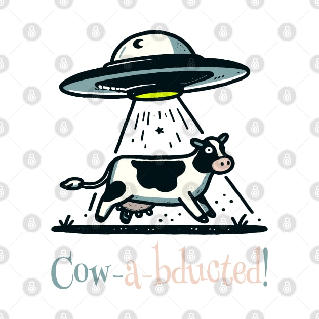 UFO Cow Abductions by maknatess