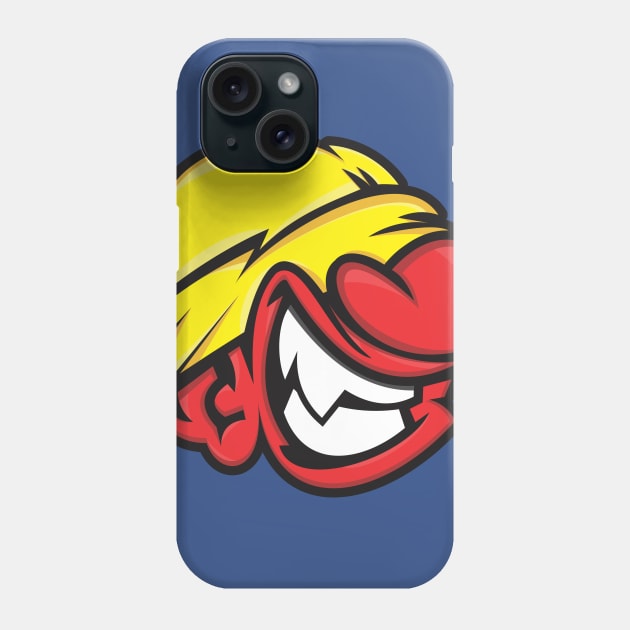 Red Face Phone Case by chergraphic