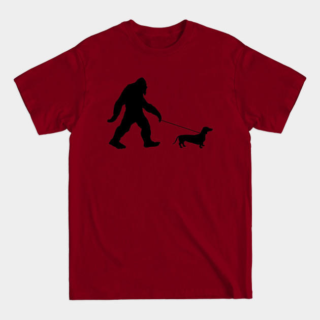 Discover Bigfoot Walking Dog - Bigfoot - T-Shirt