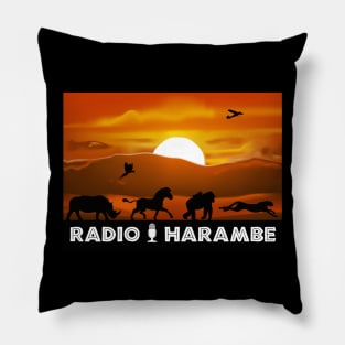 Radio Harambe T-Shirt Pillow