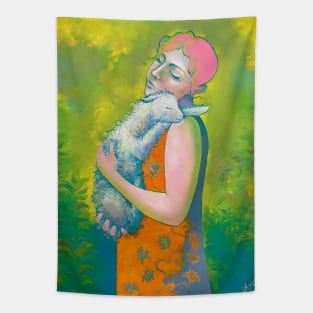 Surrealism-Lamb Tapestry