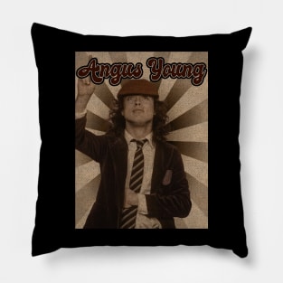 Vintage Classic Angus Young Pillow