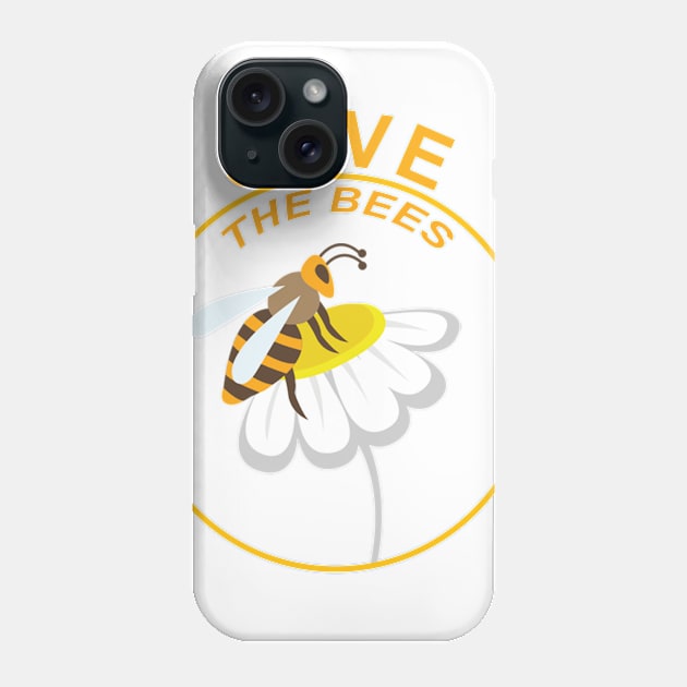 save the bees - bees lover Phone Case by shopflydesign