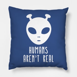 Humans Aren't Real 3 Pillow