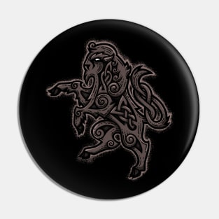 Bison Rampant Pin