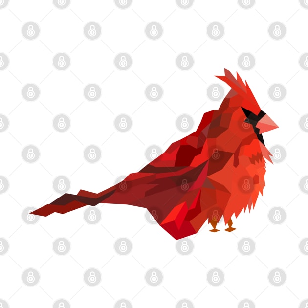 Chunky Bird Red Cardinal by SBFORESTER