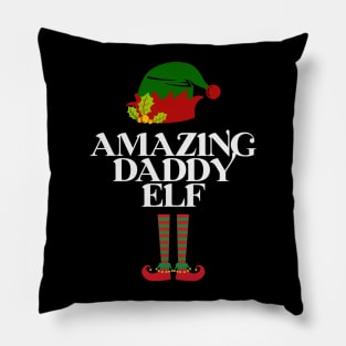 Amazing Daddy Elf - Dad Christmas Gift Pillow