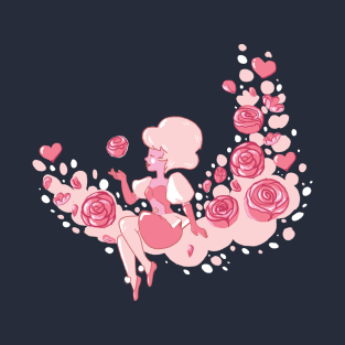 Pink Diamond with roses T-Shirt