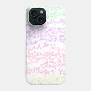 colorful floral background abstract pattern Phone Case