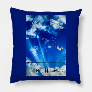 Spotify Music Background Design Pillow