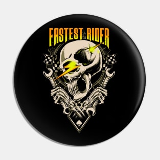 fastest rider Pin