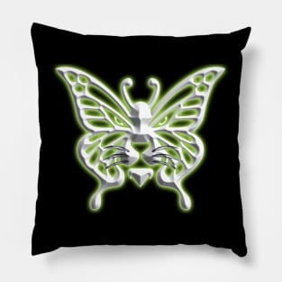 Wolf and butterfly 3d super soft blend drawing cute cool colorful Pillow