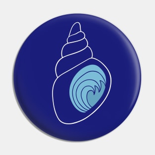 Sea Shell Wave Swell Pin